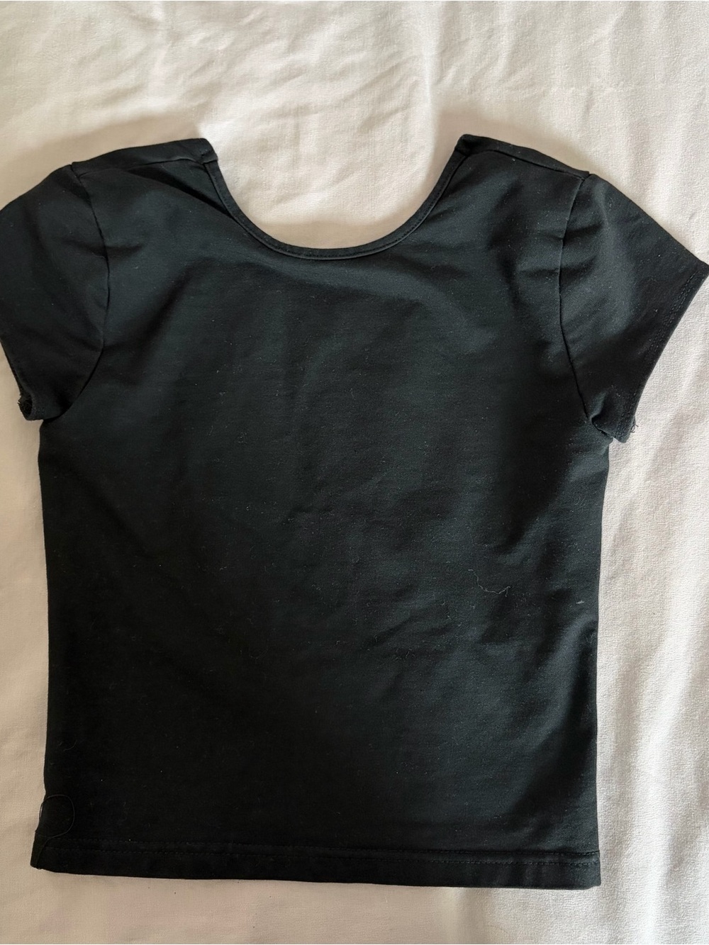 Edikted Black Women’s Backless Short Sleeve Top